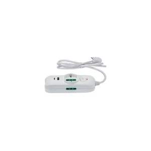 MULTIPRESA MINI 'TRIAX 2' mt. 1,5 - colore bianco