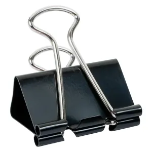 MOLLA FERMACARTE 'DOUBLE CLIP' mm 19 - pezzi 10 (12 CF)