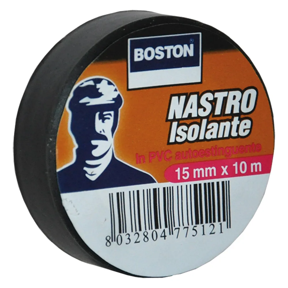 NASTRO NISOLANTE MM 25X25 MT NERO BOSTON