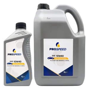 OLIO MOTORE PER AUTOVETTURE SAE 10W40 - lt. 5 (4 pz)