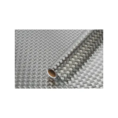 PLASTICA ADESIVA DCFIX 210.0060 ARGENTO RILIEVO 10 M