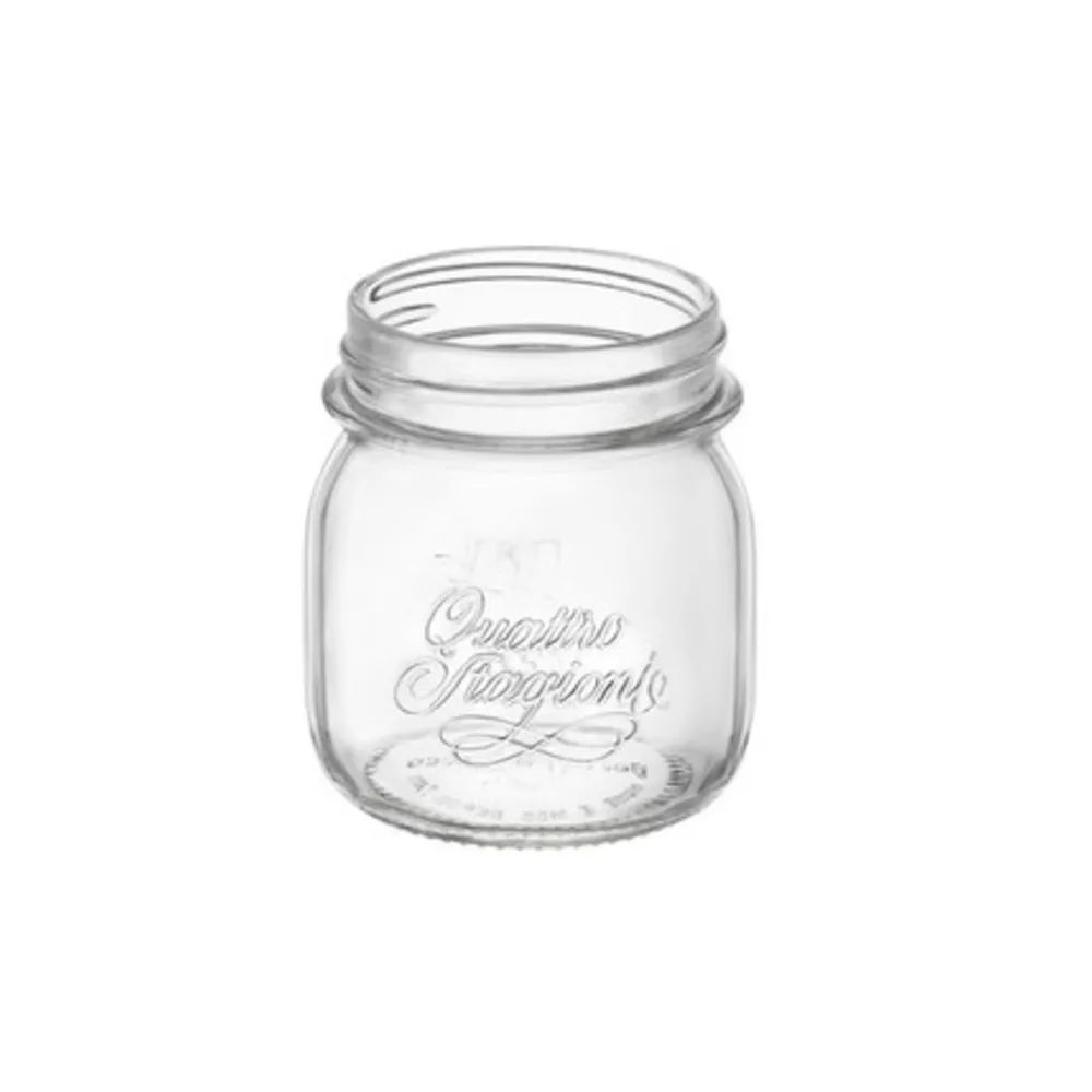 VASO ERMETICO IN VETRO PER ALIMENTI 'QUATTRO STAGIONI' 250 ml (6 pz)