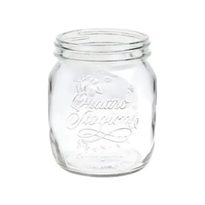 VASO ERMETICO IN VETRO PER ALIMENTI 'QUATTRO STAGIONI' 700 ml (6 pz)