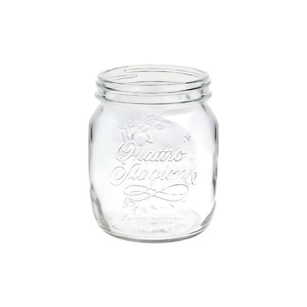 VASO ERMETICO IN VETRO PER ALIMENTI 'QUATTRO STAGIONI' 700 ml (6 pz)