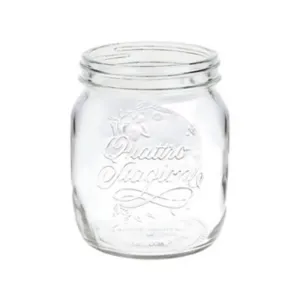 VASO ERMETICO IN VETRO PER ALIMENTI 'QUATTRO STAGIONI' 700 ml (6 pz)