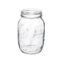 VASO ERMETICO IN VETRO PER ALIMENTI 'QUATTRO STAGIONI' 1000 ml (6 pz)