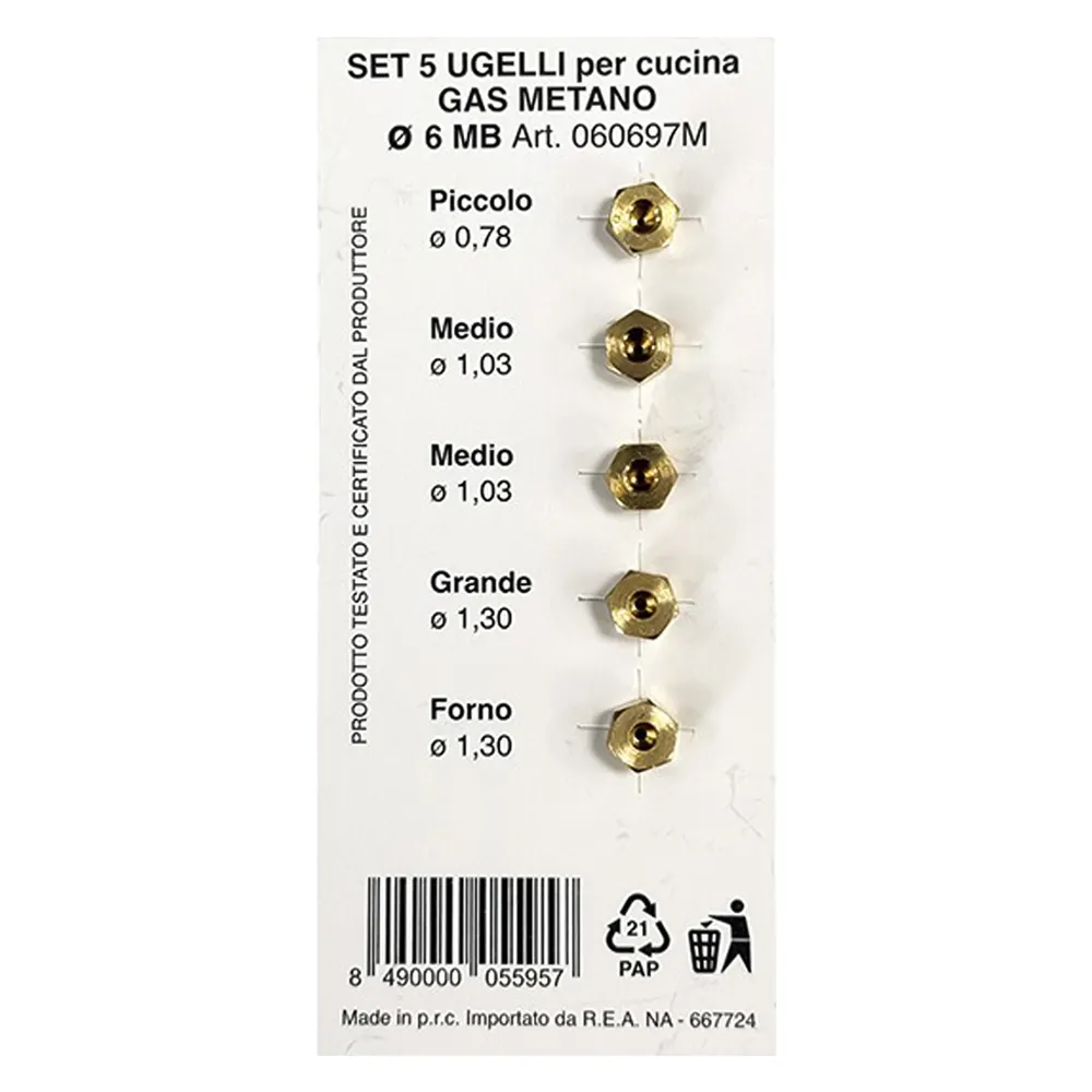 UGELLI PER CUCINA per metano