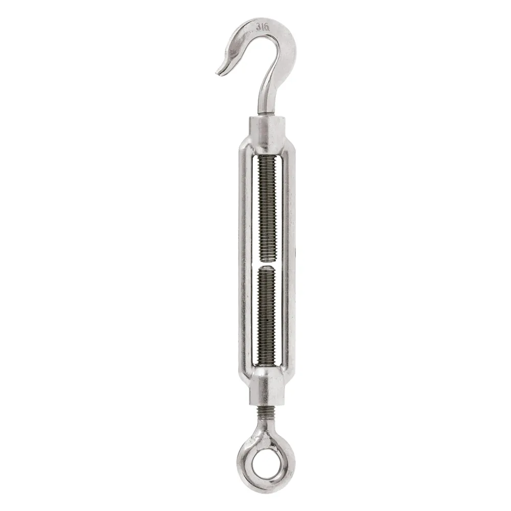 TENDITORE AD OCCHIO E GANCIO M 6 (10 pz)