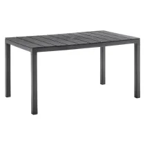 TAVOLO IN POLIPROPILENE SINGOLO 'KING' cm 146x86x h.74 - bianco