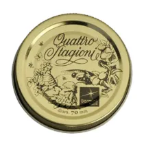 TAPPO PER VASO ERMETICO IN VETRO 'QUATTRO STAGIONI' Ø mm 70 - per vasi da ml 250/500 - cf da 2 pz