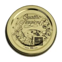 TAPPO PER VASO ERMETICO IN VETRO 'QUATTRO STAGIONI' Ø mm 86 - per vasi da ml 700/1000 -cf da 2 pz