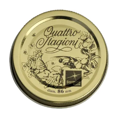 TAPPO PER VASO ERMETICO IN VETRO 'QUATTRO STAGIONI' Ø mm 86 - per vasi da ml 700/1000 -cf da 2 pz