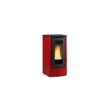 STUFA A PELLET 'DAHIANA 5.0' 10 kW - colore bordeaux