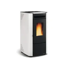 STUFA A PELLET 'KETTY 5.0' 6,5 kW - colore bianco