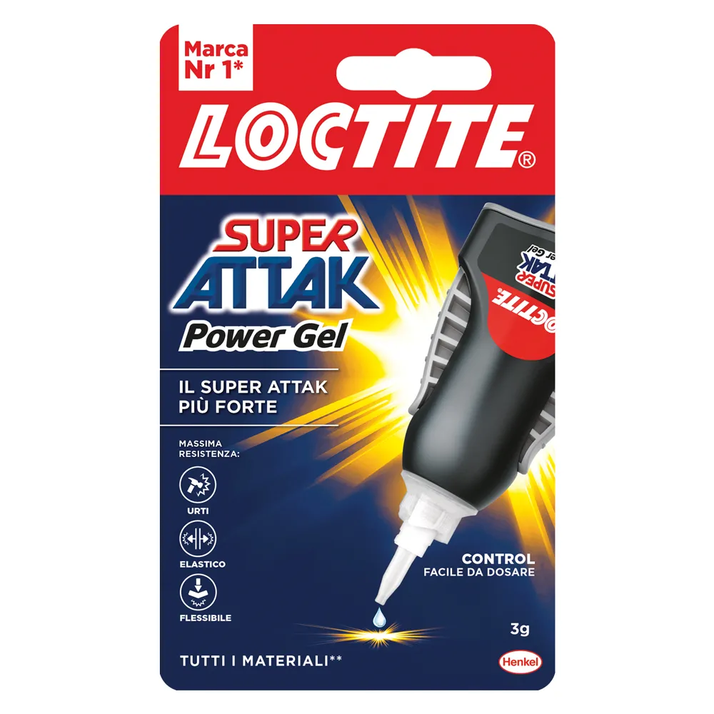 SUPER ATTAK 'POWER GEL CONTROL' gr.3 - trasparente (12 PZ)