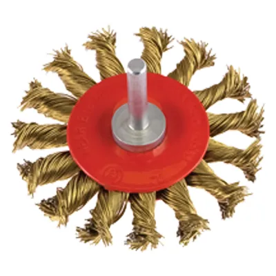 SPAZZOLA CIRCOLARE CON GAMBO Ø mm 100 - gambo mm 6