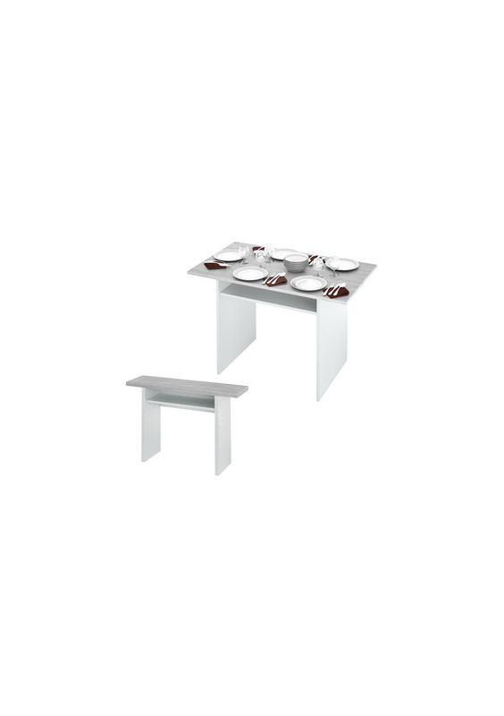 TABLE CONSOLE KIT 35/70X120X75H WHITE/CE
