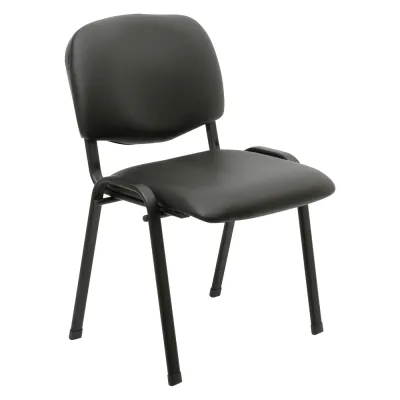 SEDIA INTERLOCUTORIA nero - cm 54,5 x 58 x 81,5 (5 PZ)