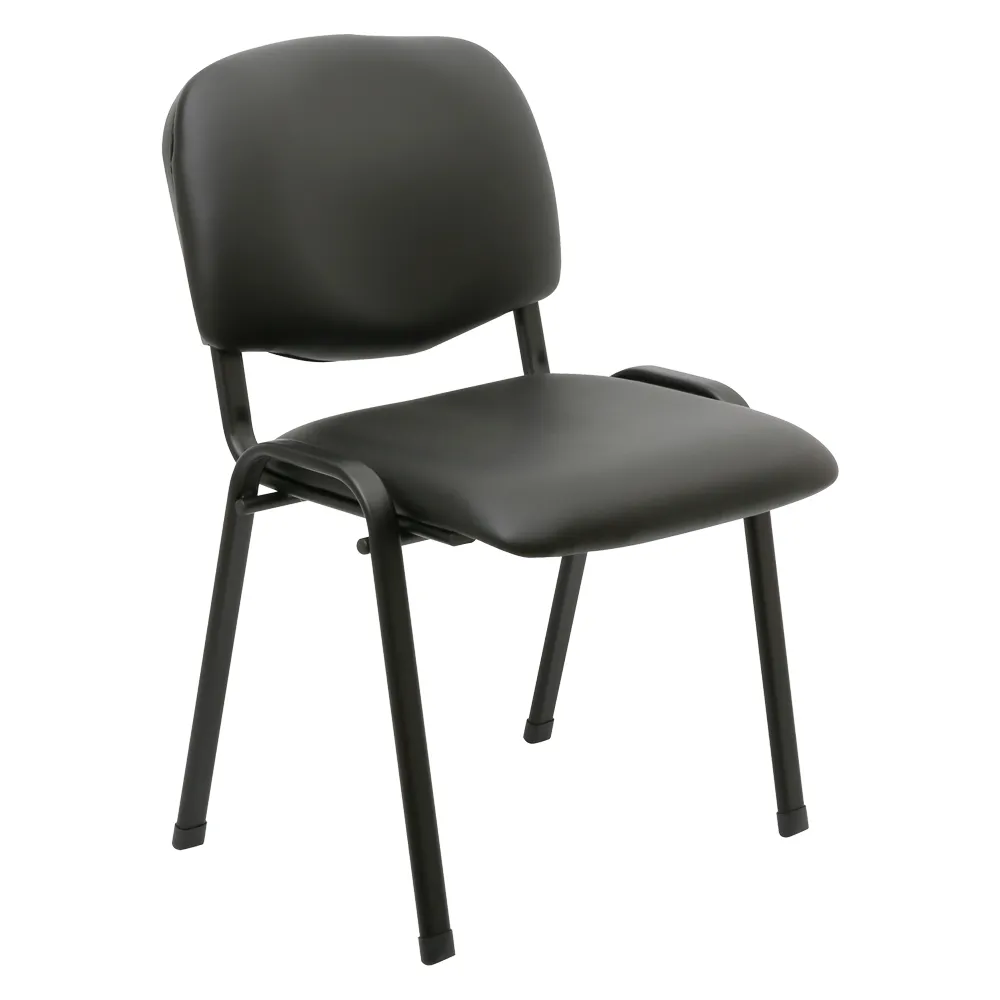 SEDIA INTERLOCUTORIA nero - cm 54,5 x 58 x 81,5 (5 PZ)