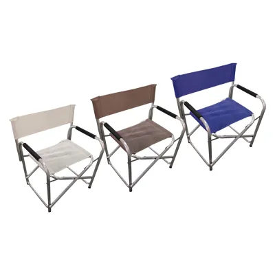 SEDIA REGISTA 'ALICANTE' telo colore blu (2 PZ)