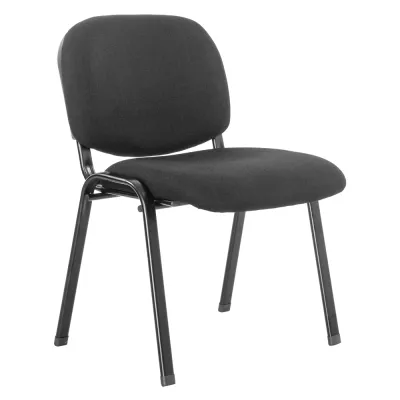 SEDIA DA INTERLOCUTORIA nero - cm 54,5 x 58 x 81,5 (5 PZ)