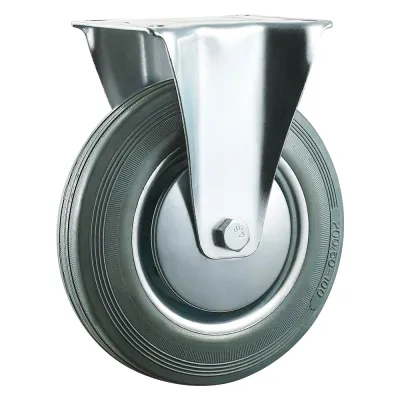 RUOTA PER CARRELLI ø mm 160 - piastra mm 135 x 110 - capacità kg 100