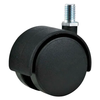 RUOTA PER MOBILI DOPPIA ø 40 - perno MA8 - capacità kg 25 - pz 2 BL
