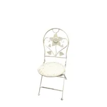 C SEDIA 40X40X94CM BIANCO ANTICO EPOQUE (2,0 PZ)