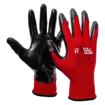 GUANTI NYLON / NITRILE 'RL75' Tg. 9 (L) (12 CP)