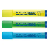 EVIDENZIATORE 'TRATTO VIDEO' verde - 12 pezzi