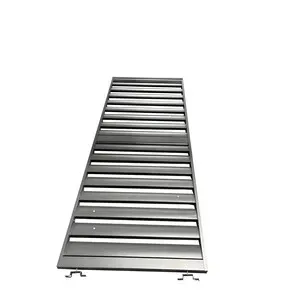 C PANNELLO LATERALE P/PERGOLA LAMELLE ALU 93X235H GRIGIO