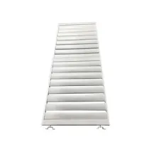 C PANNELLO LATERALE P/PERGOLA LAMELLE ALU 93X235H BIANCO