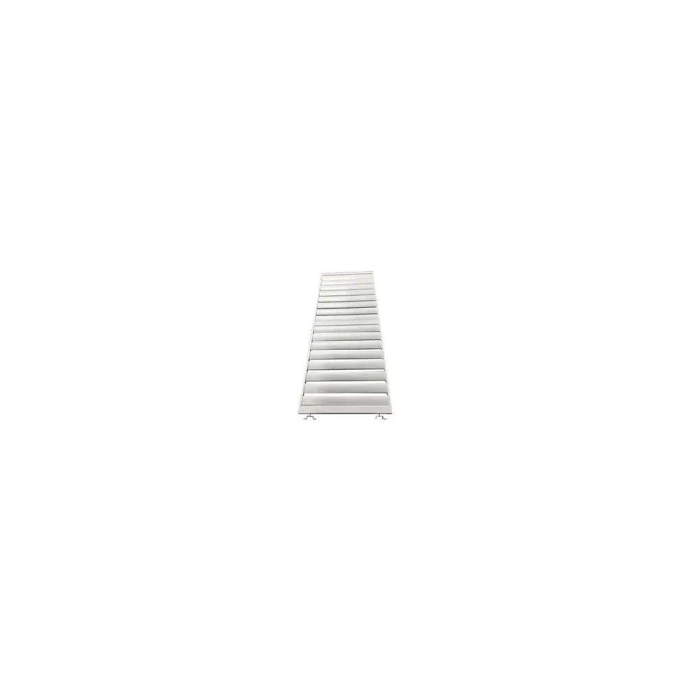 C PANNELLO LATERALE P/PERGOLA LAMELLE ALU 93X235H BIANCO