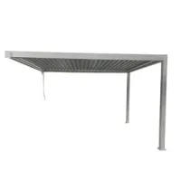 C PERGOLA BIOCLIMATICA ADDOSSATA 3X4XH2,5 ALU STEEL BIANCO