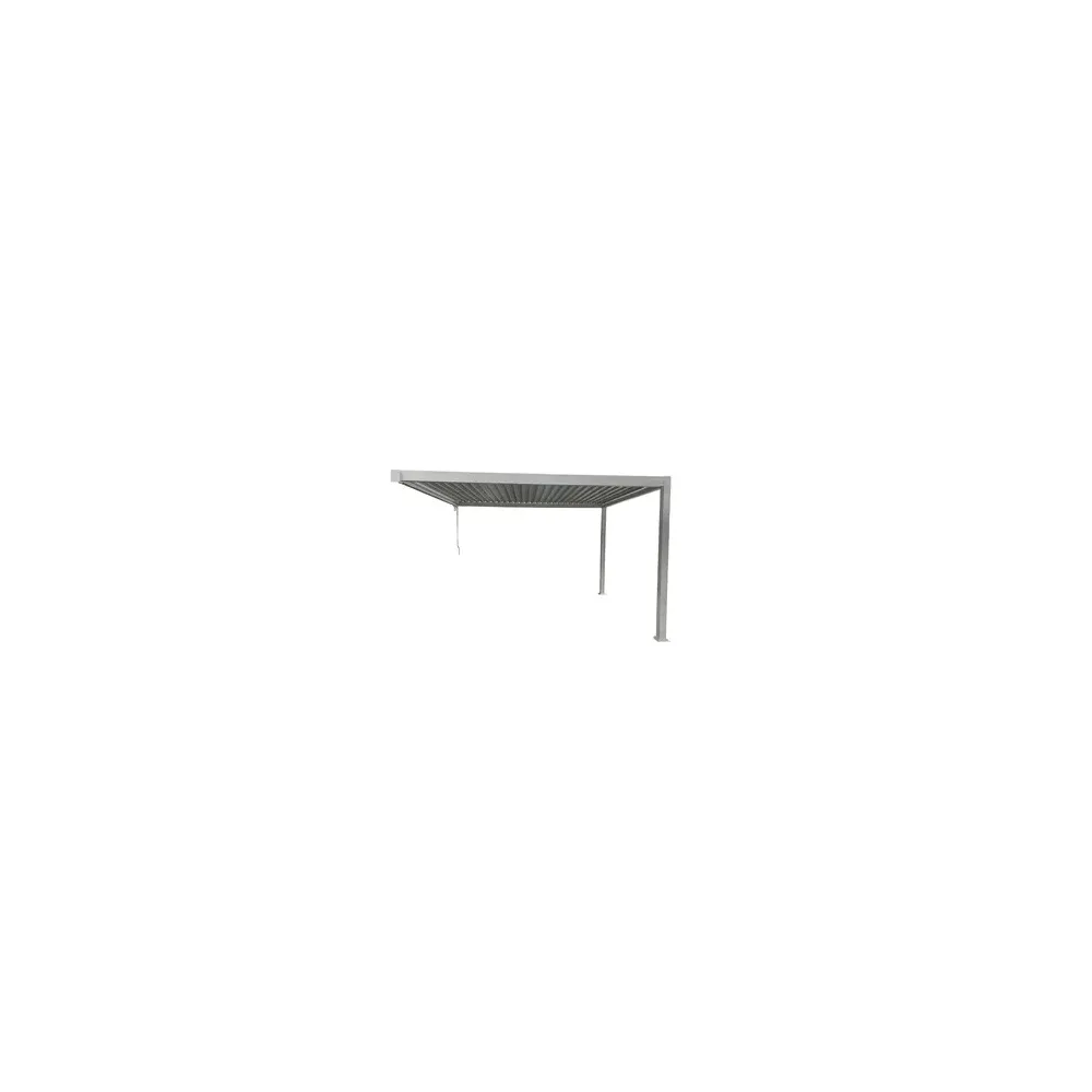 C PERGOLA BIOCLIMATICA ADDOSSATA 3X4XH2,5 ALU STEEL BIANCO