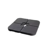 C SET 4 BASI P/OMBRELLONE CAPRI 25KG CADAUNO NERO
