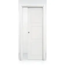 PORTA SCORREVOLE F3 BUGNA 80X210 LACCATA BIANCA
