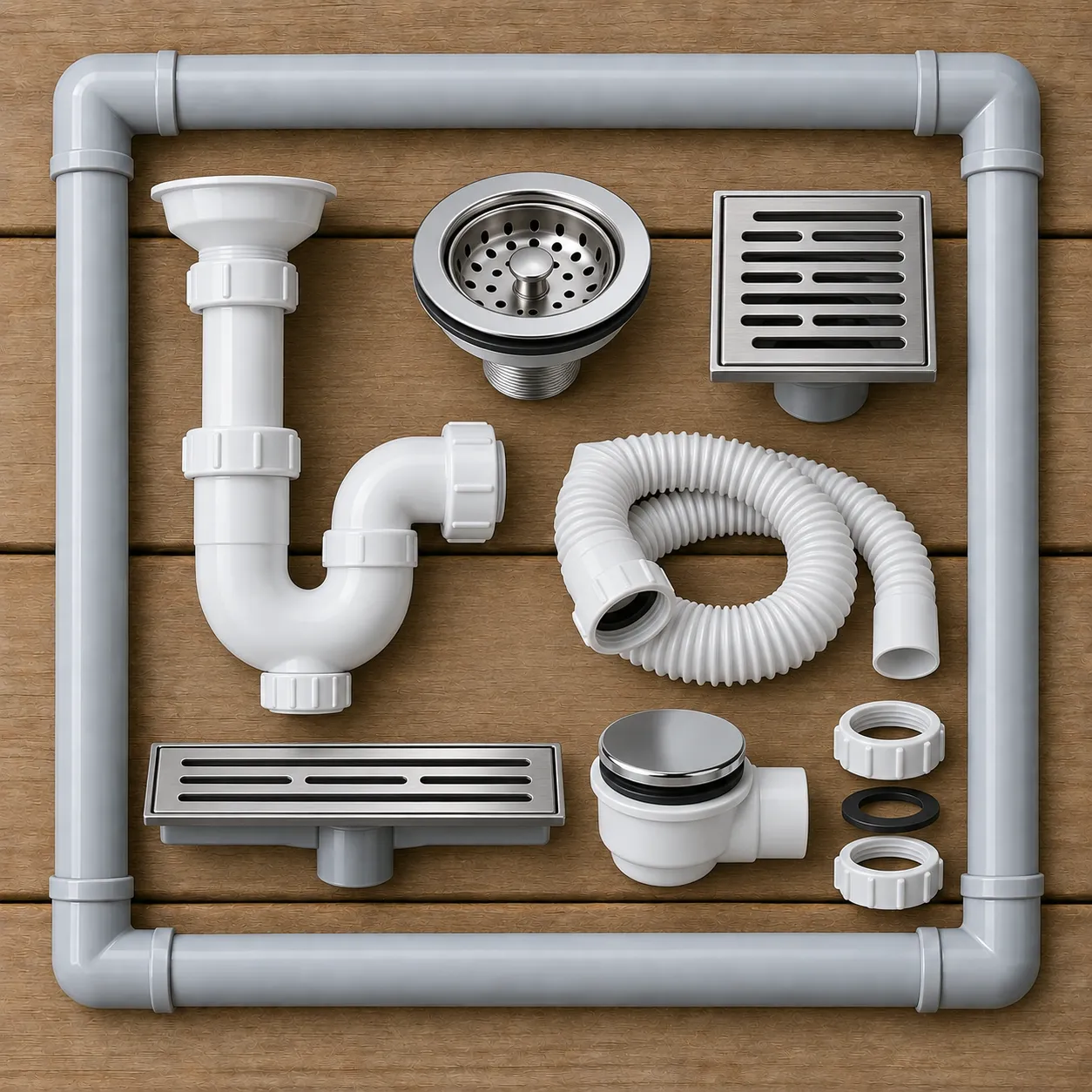 SISTEMI SCARICO ACQUA E ACCESSORI