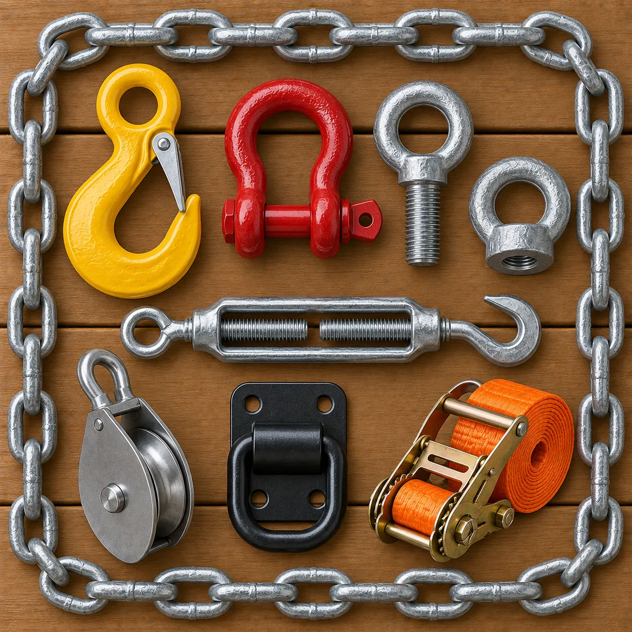 SOLLEVAMENTO, ANCORAGGIO E ACCESSORI