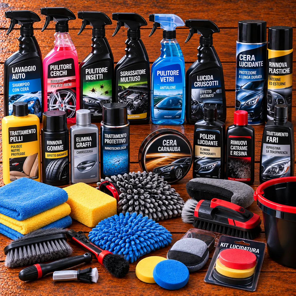 PRODOTTI PER CURA AUTO