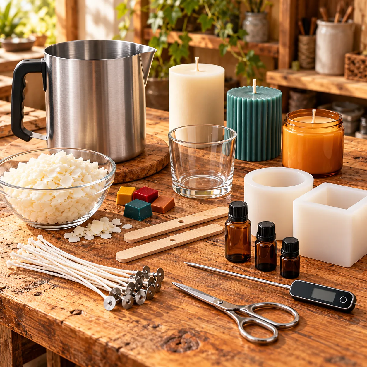LAVORAZIONE E CREAZIONE CANDELE