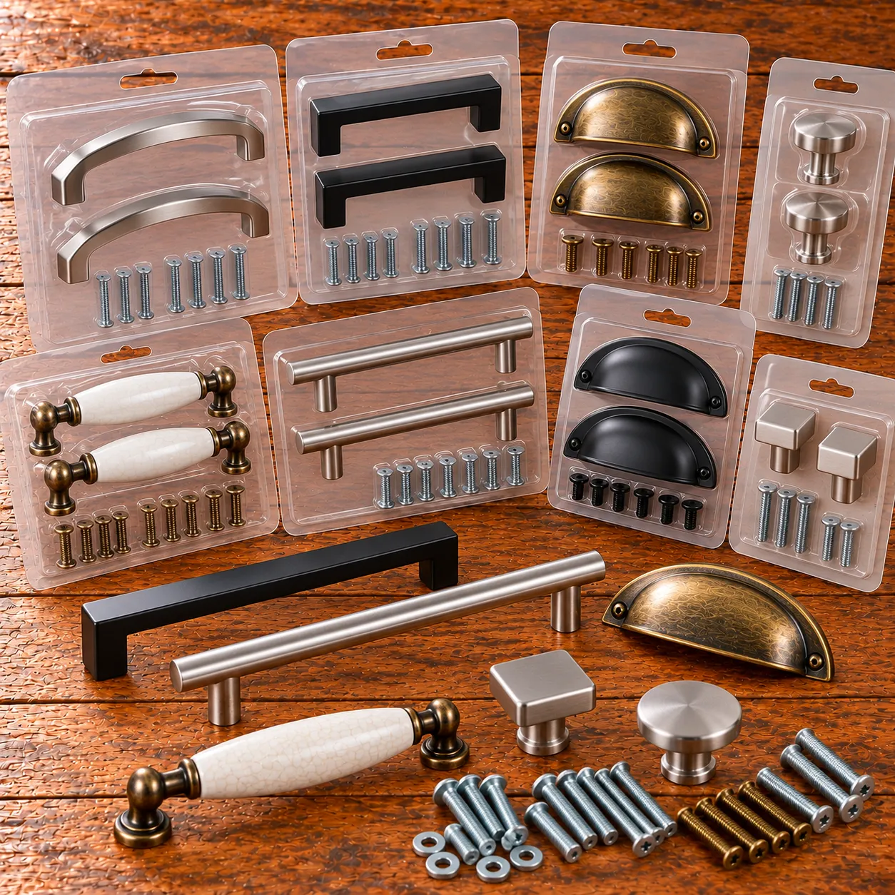 MANIGLIE DI RICAMBIO MOBILI A KIT