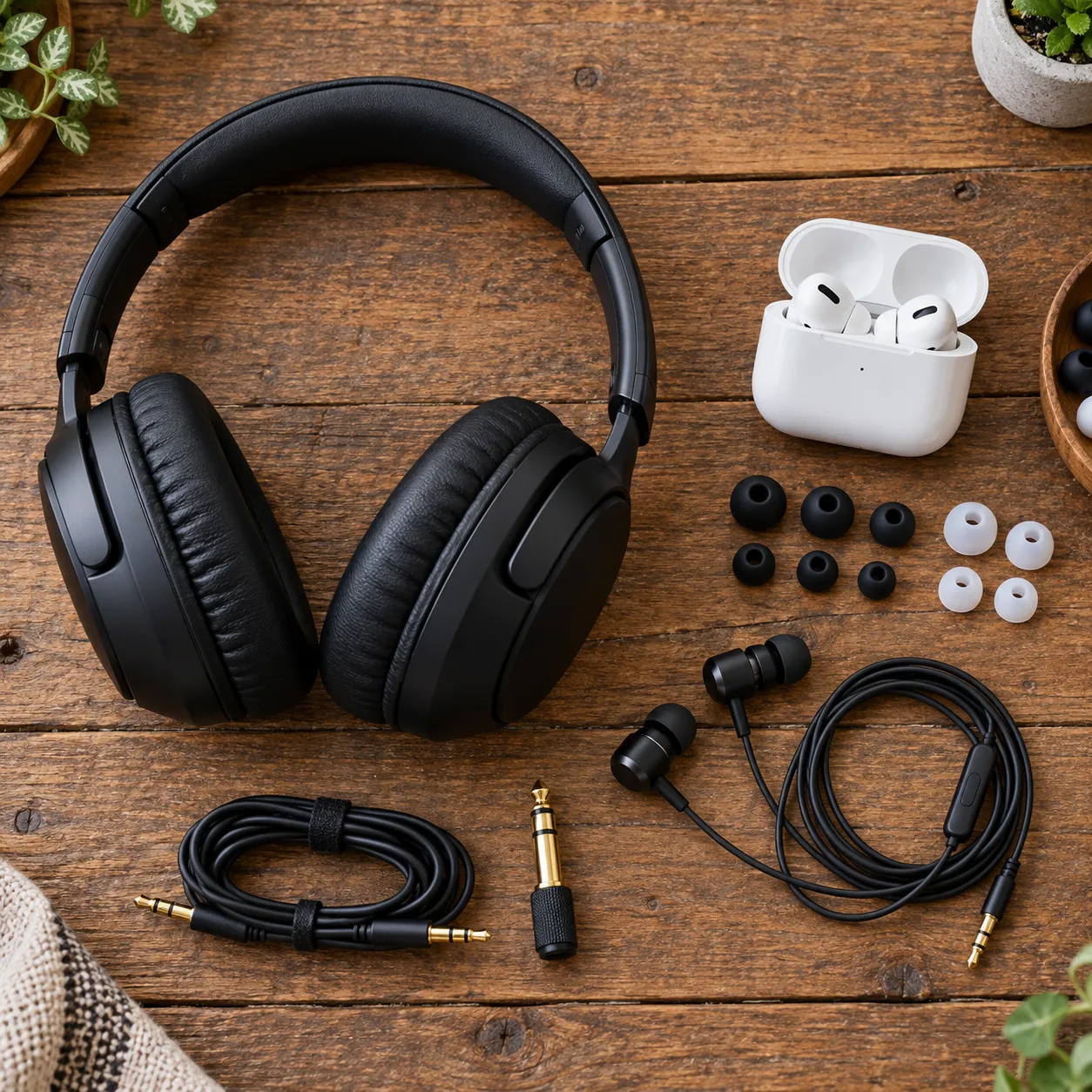 CUFFIE, AURICOLARI E ACCESSORI