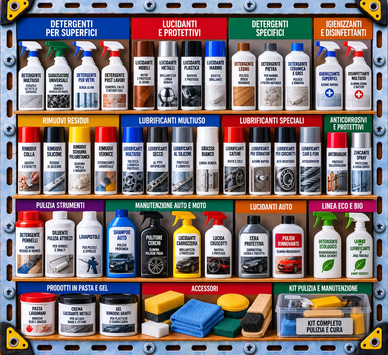 DETERGENTI, LUCIDANTI E LUBRIFICANTI