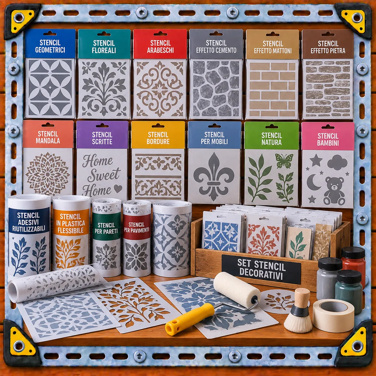 STENCIL DECORATIVI