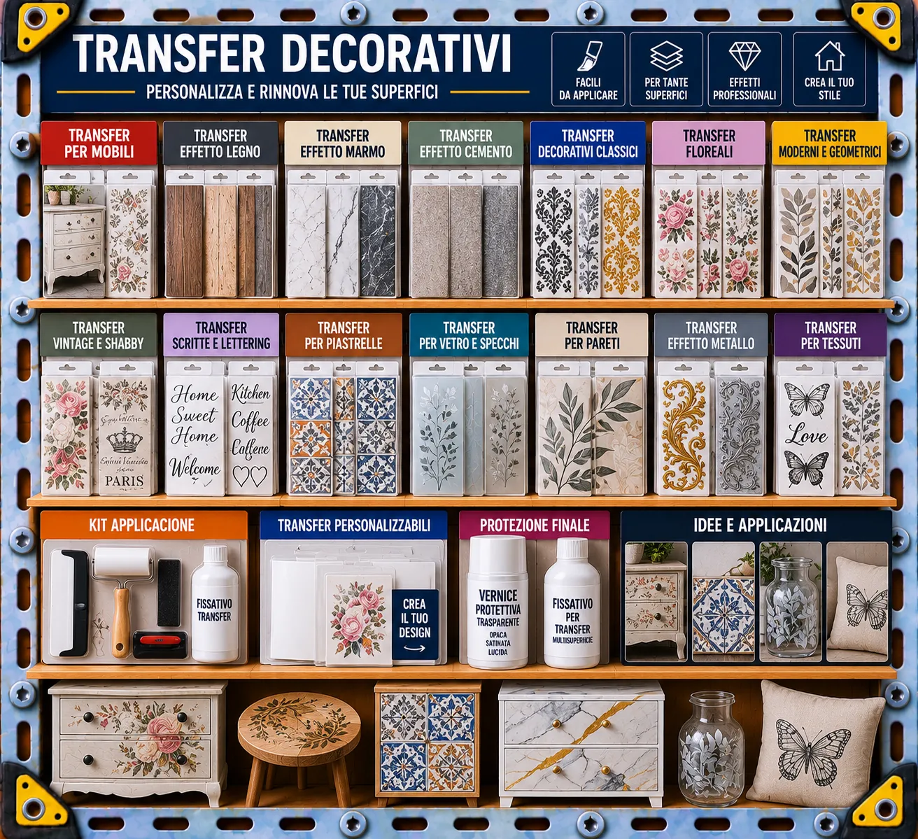 TRANSFER DECORATIVI