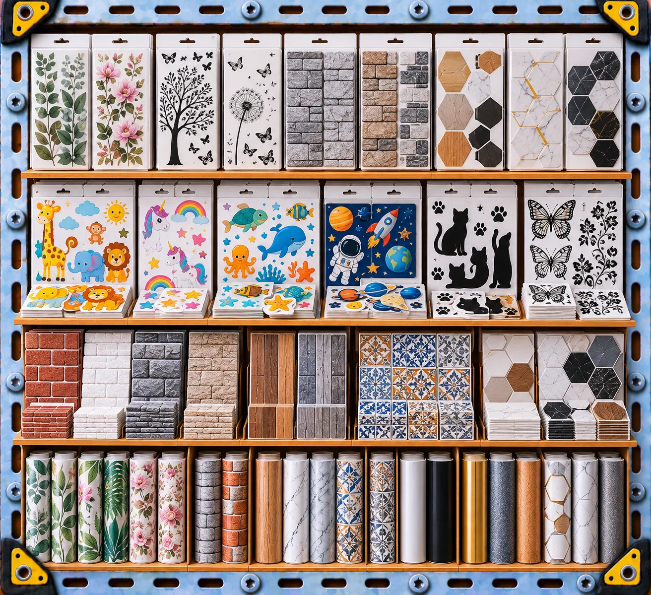 STICKERS E ADESIVI MURALI